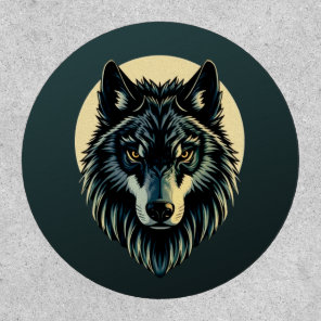 Wolf face fenrir tribal warrior no fear fenris patch