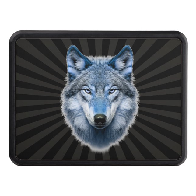 Wolf Face  Hitch Cover (Front)