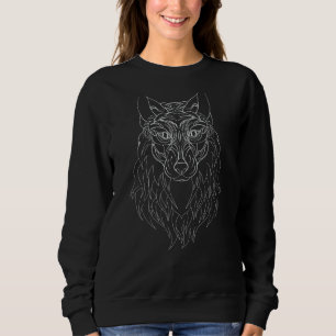 Wolf Face Sweatshirt