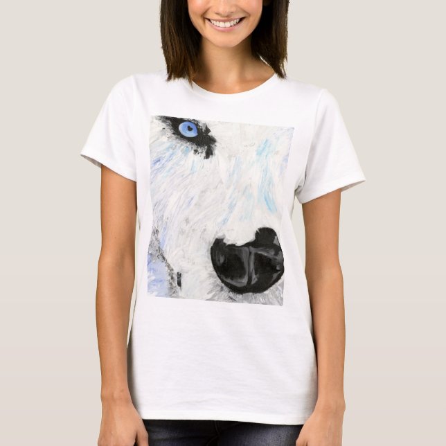 Wolf Face Women's T-Shirt (Front)