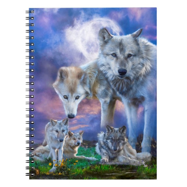 Wolf Family A BETTER WORLD Notebook (Front)