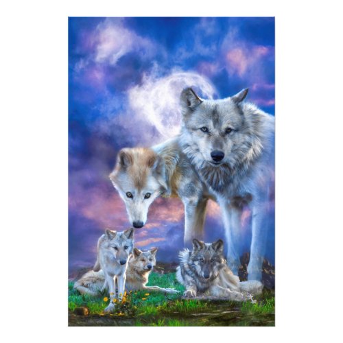 Wolf Family A BETTER WORLD Photo Print