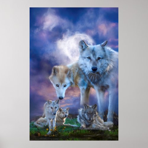 Wolf Family BETTER WORLD Poster
