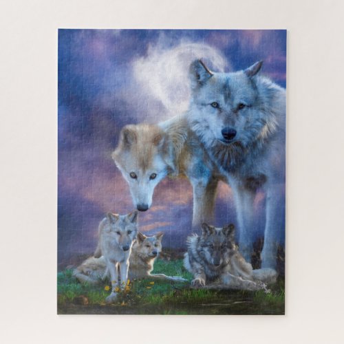 WOLF FAMILY Theres a Better World Jigsaw Puzzle