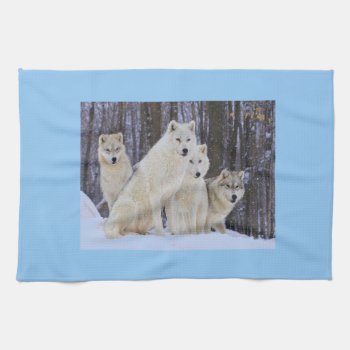 Wolf Family Towel by LATENA at Zazzle
