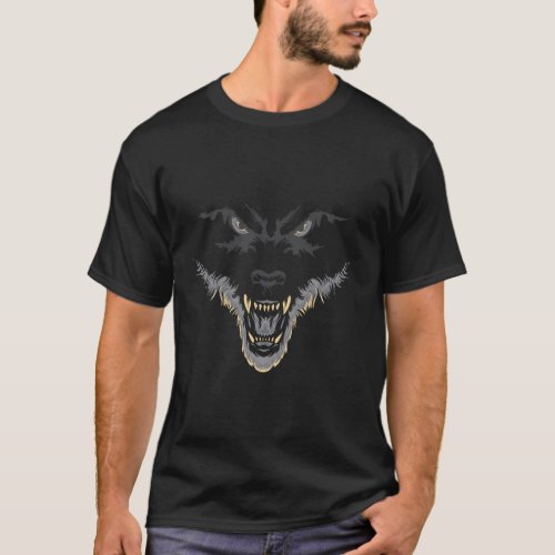 Wolf Fang Wolf Wildlife Animal Zookeeper T_Shirt