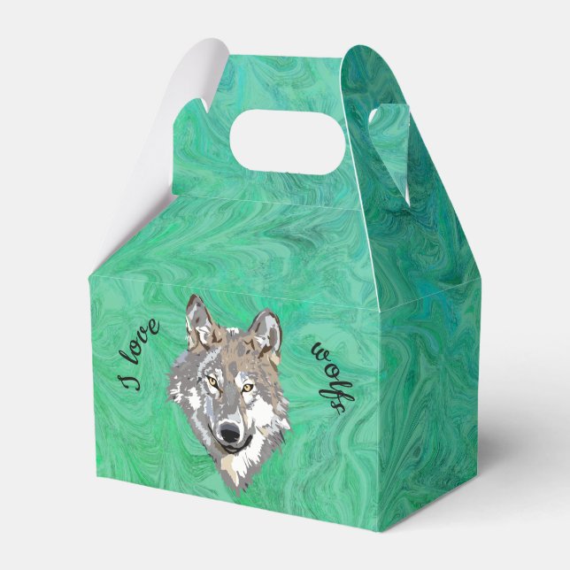 wolf - favor box (Front Side)