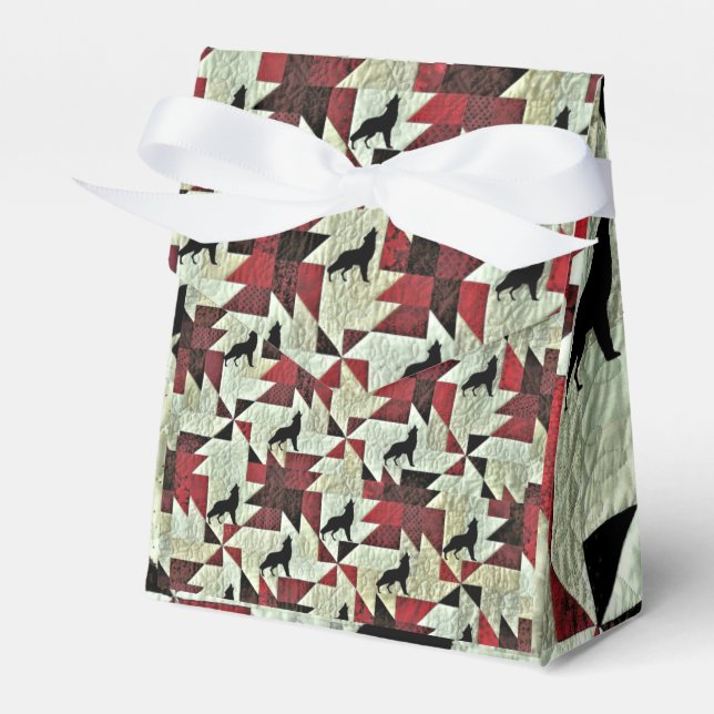 Wolf Favor Boxes (Front Side)
