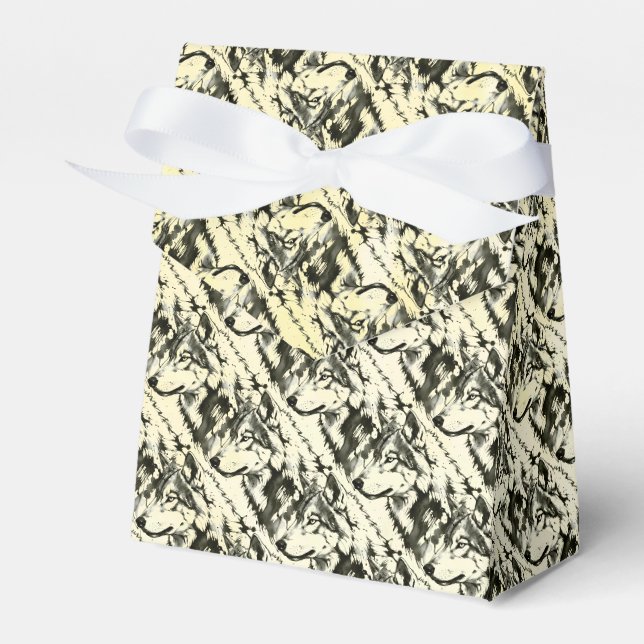 Wolf Favor Boxes (Front Side)