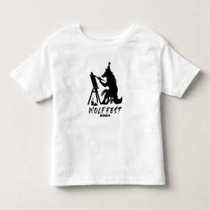 Wolf Fest 2024 Toddler Tee Design Front