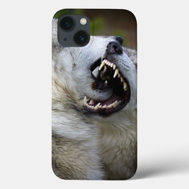 Wolf Fight Case-Mate iPhone Case (Back)