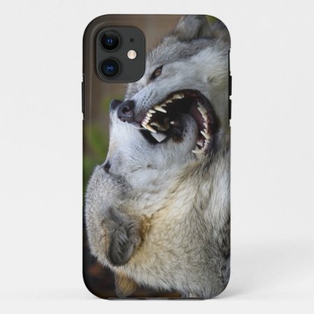Wolf Fight Iphone 11 Case