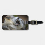 Wolf Fight Luggage Tag at Zazzle