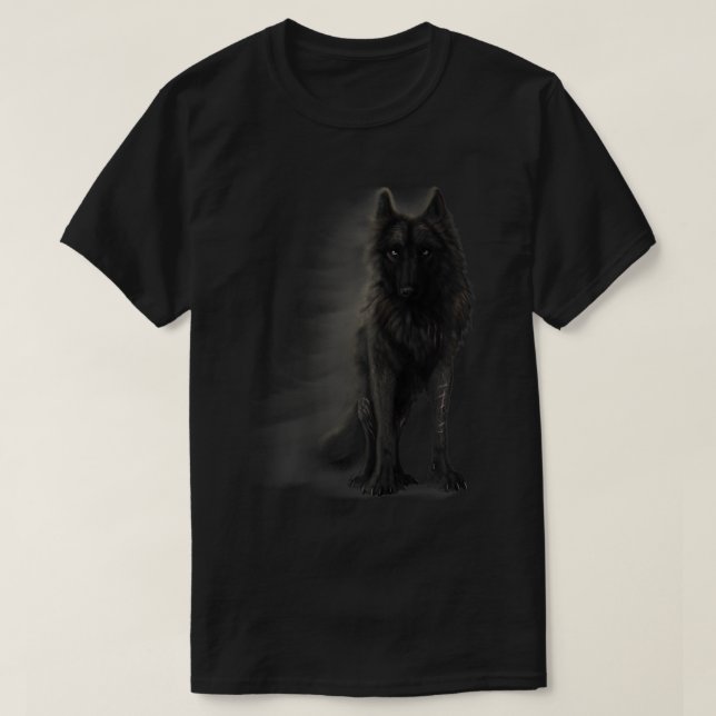 Wolf for men, wolf, wolf women, wolf moon T-Shirt (Design Front)