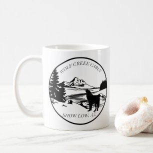 Wolf Forest Cabin Rental Home Mountains Coffee Mug