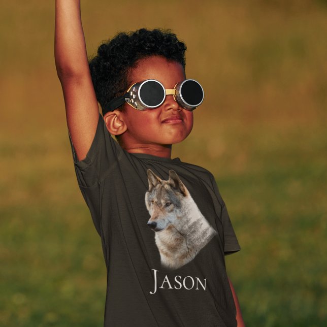 Wolf Forest Head art Personalized T-Shirt (Creator Uploaded)