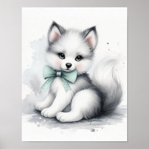 Wolf Forest Nursery Wall Art