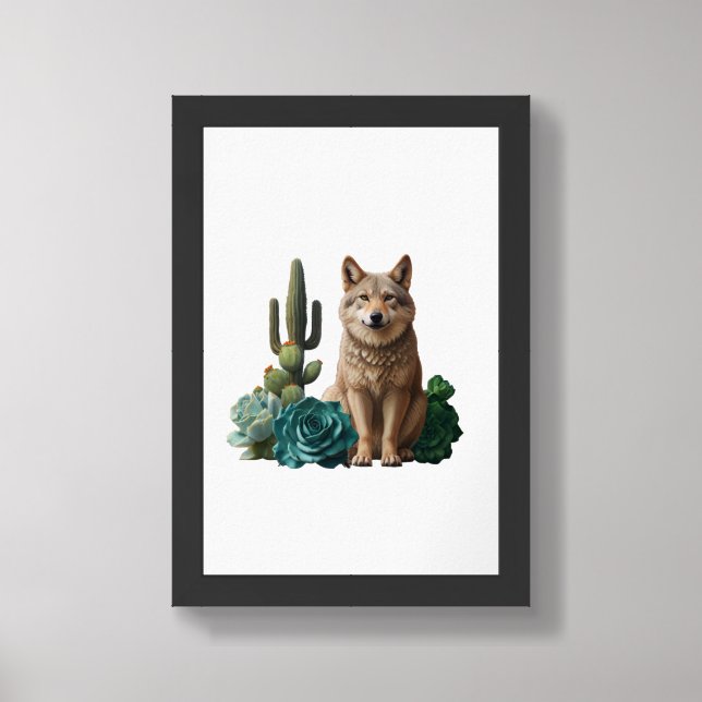 Wolf Four: Framed Art (Framed Front)