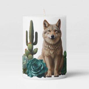 Wolf Four: Pillar Candle