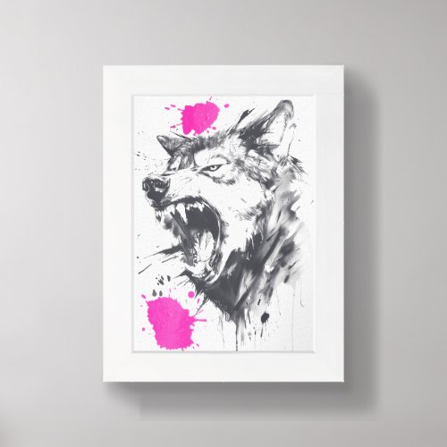 Wolf Framed Art