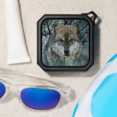 Wolf Full Moon in Fog Bluetooth Speaker (Insitu(Beach))