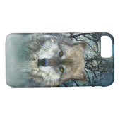 Wolf Full Moon in Fog Case-Mate iPhone Case (Back (Horizontal))