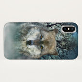 Wolf Full Moon in Fog Case-Mate iPhone Case (Back (Horizontal))