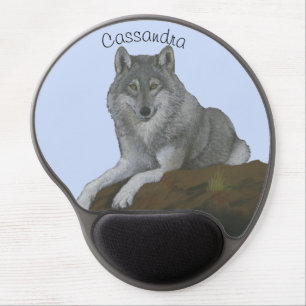 Wolf Gel Mouse Pad