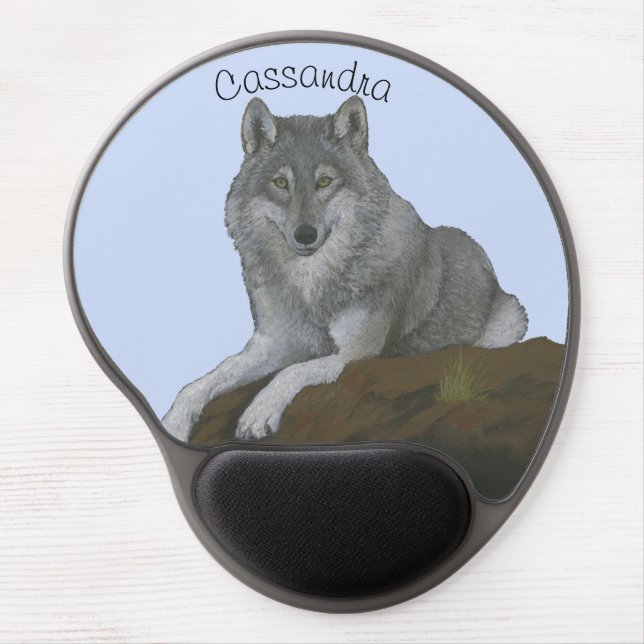 Wolf Gel Mouse Pad (Front)