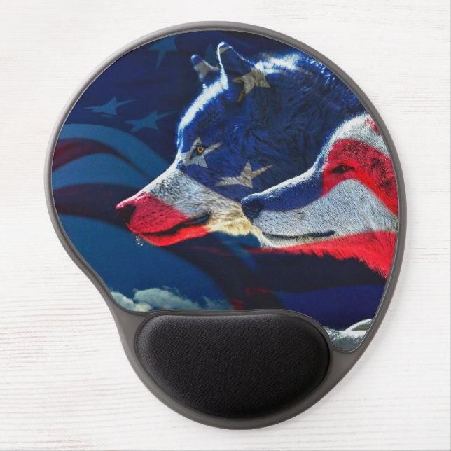 Wolf Gel Mouse Pad (Front)