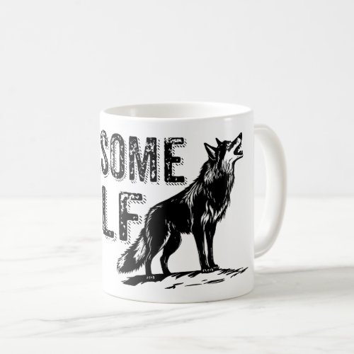 Wolf Gift Retro Spruch Vintage Coffee Mug