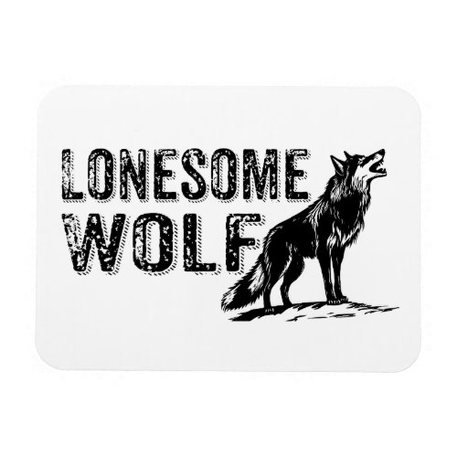 Wolf Gift Retro Spruch Vintage Magnet