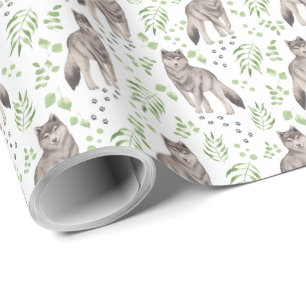 Wolf Gift Wrapping Paper