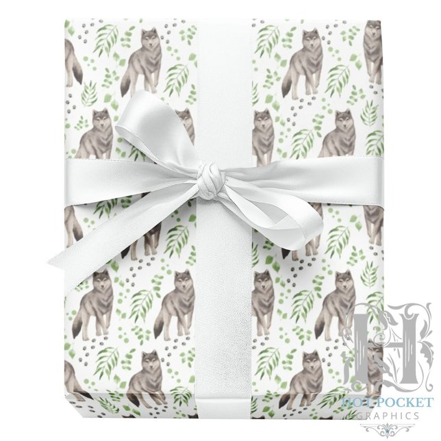 Wolf Gift Wrapping Paper (Creator Uploaded)