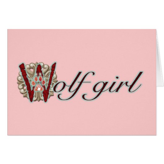 Wolf Girl Cards (Front Horizontal)