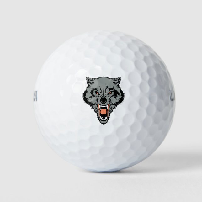 Wolf Golf Balls (Front)