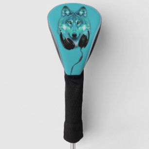 wolf golf head cover