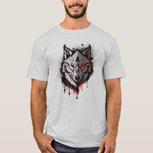 Wolf Graphic Art Animal Wolves Fan Art T-Shirt
