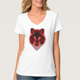 Wolf Graphic T-Shirt – Fiery Design