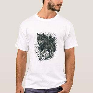 Wolf Graphic T-Shirt – Premium Men's Wolf Streetwe