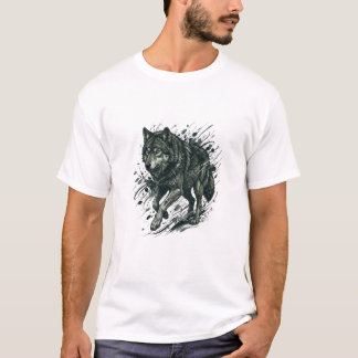 Wolf Graphic T-Shirt – Premium Men's Wolf Streetwe