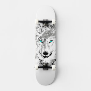 Wolf Gray Wolf Drawing Wolf Skateboard