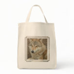 Wolf Grocery Tote Bag