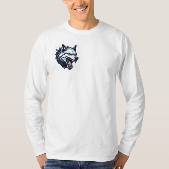 Wolf Gym Pump Cover T-Shirt (Front)