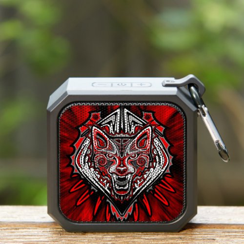 Wolf Haida Tribal Totem Design Bluetooth Speaker