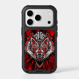 Wolf Haida Tribal Totem Design iPhone 17 Pro Case