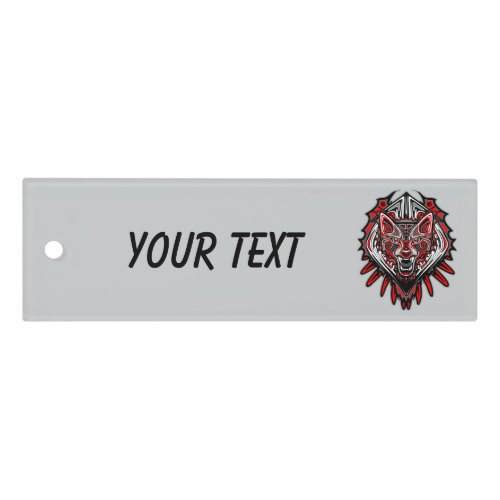 Wolf Haida Tribal Totem Design Ruler