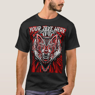 Wolf Haida Tribal Totem Design T-Shirt