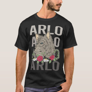 Wolf Head - Arlo Name T-Shirt