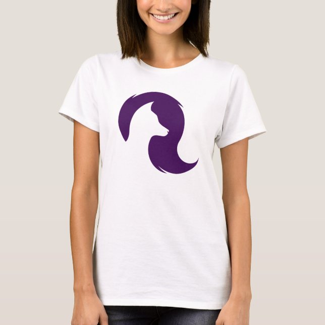 Wolf head for women T-Shirt (Front)